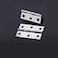 TamBee 40Pcs 17inch Folding Butt Hinges Mini Stainless Steel Hinge for Cabinet Cupboard Closet Door Home Furniture Hardware Boxes Gate Drawer Silver Tone
