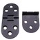 TAODAN 4PCS Black Zinc Alloy Folding Flap Hinge 78x29mm 180 Degree Countertop Desktop Dining Table