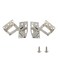 UTALIND 1 Pair Tip Out Tray Hinges 45 Degree Flip Down Hinge Scissor Spring Hinge for Kitchen SinkFront Drawer Bathroom Sink Cabinet