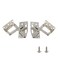 UTALIND 1 Pair Tip Out Tray Hinges 45 Degree Flip Down Hinge Scissor Spring Hinge for Kitchen SinkFront Drawer Bathroom Sink Cabinet