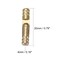 uxcell Folding Support Hidden Concealed Cylinder Hinge Brass Tone 4mm x 20mm 20pcs