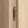 Vallecloud 4 Pack 2 Pair 38 Inset Antique Brass Self Closing Cabinet Hinges for Offset Kitchen Cabinet Door Face Frame Semi Concealed Kitchen Cabinet Hinges
