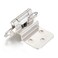 Vallecloud 4 Pack 2 Pair 38 Inset Brushed Satin Nickel Self Closing Cabinet Hinges for Offset Kitchen Cabinet Door Face Frame Semi Concealed Kitchen Cabinet Hinges