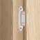 Vallecloud 4 Pack 2 Pair 38 Inset Brushed Satin Nickel Self Closing Cabinet Hinges for Offset Kitchen Cabinet Door Face Frame Semi Concealed Kitchen Cabinet Hinges