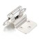 Vallecloud 4 Pack 2 Pair 38 Inset Brushed Satin Nickel Self Closing Cabinet Hinges for Offset Kitchen Cabinet Door Face Frame Semi Concealed Kitchen Cabinet Hinges
