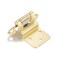 Vallecloud 4 Pack 2 Pair 38 Inset Gold Brass Self Closing Cabinet Hinges for Offset Kitchen Cabinet Door Face Frame Semi Concealed Kitchen Cabinet Hinges