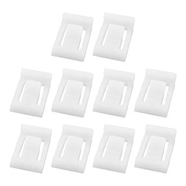 YINETTECH 10Pieces 90 Degree Angle Restriction Hinge Clip for Soft Close Cabinet Door Hinges Kitchen Cabinet Angle Reduction Clip Door Restraints Clip Plastic 88x36x13mm