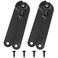 Yocimango 180 Degree Rotatable Support Hinge Folding Lid Support Locking Hinge for Furniture Wooden Box Cabinet Door Jewelry Box Hardware Lock Box Black 2PCS