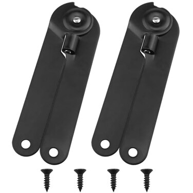 Yocimango 180 Degree Rotatable Support Hinge Folding Lid Support Locking Hinge for Furniture Wooden Box Cabinet Door Jewelry Box Hardware Lock Box Black 2PCS