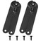Yocimango 180 Degree Rotatable Support Hinge Folding Lid Support Locking Hinge for Furniture Wooden Box Cabinet Door Jewelry Box Hardware Lock Box Black 2PCS