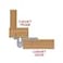 Y&Y Decor YY Decor Lot of 25 Pairs 50pcs Self Closing Overlay Flush Cabinet Hinges Black