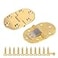 Saipor Saiper 90 Degree Solid Brass Butler Tray Hinges 2pcs Flip Top Hinge with Screws for Folding TablesSewing Machine Table Folding Hinges Furniture Accessories