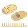 Saipor Saiper 90 Degree Solid Brass Butler Tray Hinges 2pcs Flip Top Hinge with Screws for Folding TablesSewing Machine Table Folding Hinges Furniture Accessories