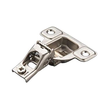 Salice ECentra NickelPlated Metal 106degree 12inch Overlay Screwon Face Frame Hinge with 2 Cams