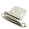 SMBBIT Smbbit Traditional Cabinet Hinge Variable Overlay 10 Pack Bright Nicke