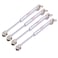 NAIERDI 4 Pack Lift SupportGas StrutSoft Close Hinges100N22lb Gas Spring Lid Support Kitchen Cabinet Hinges Toy Box Hinges Gas Shocks