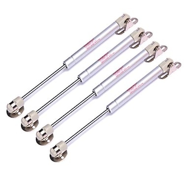 NAIERDI 4 Pack Lift SupportGas StrutSoft Close Hinges100N22lb Gas Spring Lid Support Kitchen Cabinet Hinges Toy Box Hinges Gas Shocks