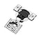 Ravinte 2 Pack 1 Pairs 34 inch Overlay Soft Close Hinges for Kitchen Cabinet Hinges Satin Nickel Hidden Hinges Stainless Steel Concealed Hinge self Closing