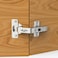 FURNIWARE Furniware 4 Pack 2 Pair 135 Degree Lazy Susan Hinges Full Overlay Concealed for Cabinet Cupboard Folded Door Combination with ScrewsRegular