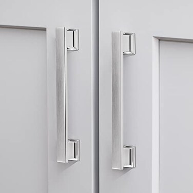 VEHCIL 20 Pack Brushed Nickel Cabinet Pulls7 Inch178mm Kitchen Cabinet Handles Drawer Pulls Handles for Kitchen Cabinets Hardware Cupboard Closet Bathroom Dresser Solid Zinc Alloy