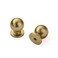 khtumeware 10 Pack Champagne Bronze Cabinet Knobs 1 Inch Single Hole Cabinet Handles Dresser Knobs Drawer Knobs and Pulls for Bathroom Cabinets