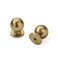 khtumeware 10 Pack Champagne Bronze Cabinet Knobs 1 Inch Single Hole Cabinet Handles Dresser Knobs Drawer Knobs and Pulls for Bathroom Cabinets