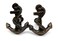 5MOONSUN5 s Ship Anchor Cast Iron Door KnobsDrawer Pulls Dresser Door Knobs for Cabinets Wardrobes Kitchen CupboardsPull and Push Handle Knobs Handmade Set of 2