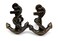5MOONSUN5 s Ship Anchor Cast Iron Door KnobsDrawer Pulls Dresser Door Knobs for Cabinets Wardrobes Kitchen CupboardsPull and Push Handle Knobs Handmade Set of 2