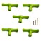 GDQLCNXB 5Pcs Cabinet Knobs Single Hole Bamboo Solid Zinc Alloy Cabinet Knobs Handle pulls Dresser Drawer Cabinet Cupboard Closet Door Pull Decorative Furniture Accessories Knobs Single Hole Green