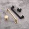 Alzassbg 10 Pack Brushed Brass Cabinet Knobs 11 Inch30mm Diameter Round Cabinet Knob Hardware for Kitchen Dresser Drawer AL6044BB