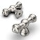 Amerdeco 10 Pack Brushed Satin Nickel Kitchen Cabinet Knobs 21 Inch53mm Single Hole Cabinet Handles Dresser Knobs Drawer Knobs and Pulls for Bathroom Cabinets