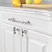 Amerdeco 10 Pack Brushed Satin Nickel Kitchen Cabinet Knobs 21 Inch53mm Single Hole Cabinet Handles Dresser Knobs Drawer Knobs and Pulls for Bathroom Cabinets
