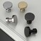 Amerdeco 30 Pack Matte Black Kitchen Cabinet Knobs 116 Inch30mm Single Hole Cabinet Pulls Dresser Knobs Round Drawer Knobs and Pulls for Bathroom Cabinets