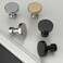Amerdeco 30 Pack Matte Black Kitchen Cabinet Knobs 116 Inch30mm Single Hole Cabinet Pulls Dresser Knobs Round Drawer Knobs and Pulls for Bathroom Cabinets