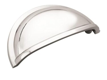 Amerock Cabinet Cup Pull Polished Chrome 3 inch 76 mm CentertoCenter Cup Pulls 10 Pack Drawer Pull Drawer Handle Cabinet Hardware