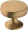 Amerock Cabinet Knob Champagne Bronze 114 inch 32 mm Diameter Renown 1 Pack Drawer Knob Cabinet Hardware