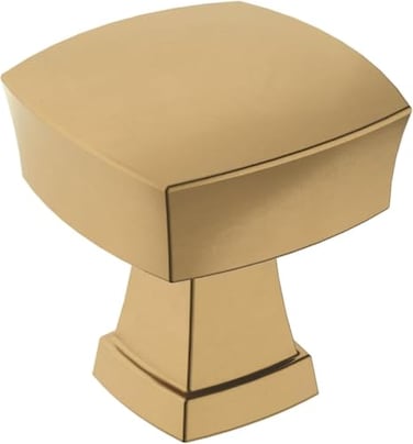 Amerock Cabinet Knob Champagne Bronze 114 inch 32 mm Length Stature 1 Pack Drawer Knob Cabinet Hardware