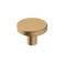 Amerock Cabinet Knob Champagne Bronze 138 inch 35 mm Diameter Versa 1 Pack Drawer Knob Cabinet Hardware