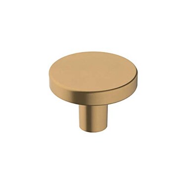 Amerock Cabinet Knob Champagne Bronze 138 inch 35 mm Diameter Versa 1 Pack Drawer Knob Cabinet Hardware