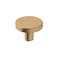 Amerock Cabinet Knob Champagne Bronze 138 inch 35 mm Diameter Versa 1 Pack Drawer Knob Cabinet Hardware
