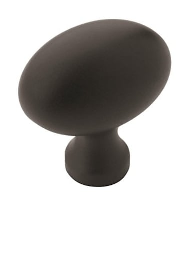 Amerock Cabinet Knob Matte Black 138 inch 35 mm Length Vaile 1 Pack Drawer Knob Cabinet Hardware