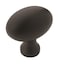 Amerock Cabinet Knob Matte Black 138 inch 35 mm Length Vaile 1 Pack Drawer Knob Cabinet Hardware