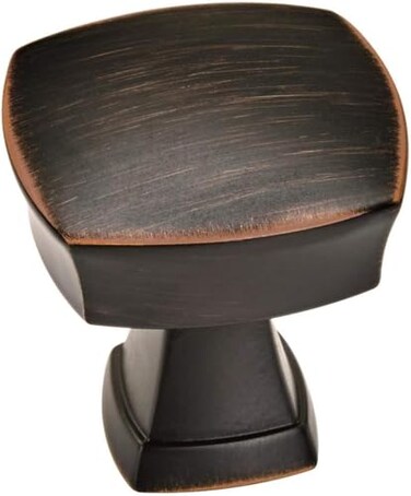 Amerock Cabinet Knob Oil Rubbed Bronze 114 inch 32 mm Length Stature 1 Pack Drawer Knob Cabinet Hardware