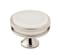 Amerock Cabinet Knob Polished NickelFrosted 134 inch 44 mm Diameter Oberon 1 Pack Drawer Knob Cabinet Hardware