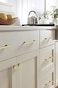 Amerock Cabinet Knob Golden Champagne 114 inch 32 mm Diameter Drawer Knob Radius Kitchen and Bath Hardware Furniture Hardware