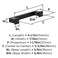 Amerock 10BX37031MB Matte Black Cabinet Pull 334 inch 96mm CentertoCenter 10 Pack Bridgeport Furniture Hardware