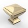 Asidrama 10 Pack 114 inch Brushed Brass Kitchen Cabinet Knobs Gold Dresser Knobs Drawer Knobs Cabinet Hardware Zinc Knobs for Dresser Drawers