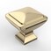 Asidrama 10 Pack 114 inch Brushed Brass Kitchen Cabinet Knobs Gold Dresser Knobs Drawer Knobs Cabinet Hardware Zinc Knobs for Dresser Drawers