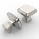 Asidrama 6 Pack Brushed Satin Nickel Kitchen Cabinet Knobs for Dresser Drawers Zinc Hardware