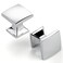 ASKANO 10 Pack 1 Inch Small Square Polished Chrome Cabinet Knobs Chrome Drawer Knobs Chrome Cabinet Pulls ZK2203 Solid Kitchen Hardware for Cabinets Drawers Bedroom Dresser Bathroom Vanity Cupboard